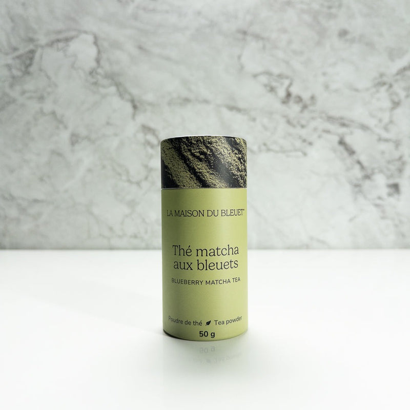 Thé matcha aux bleuet | 50g |LA MAISON DU BLEUET