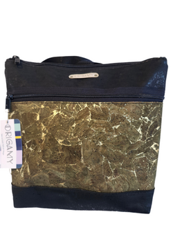 Sac Nini liège | noir liège doré | Origamy