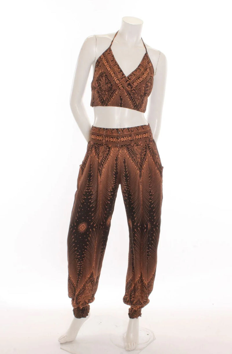 Pantalon à boutons fleurs | Roxy Lama