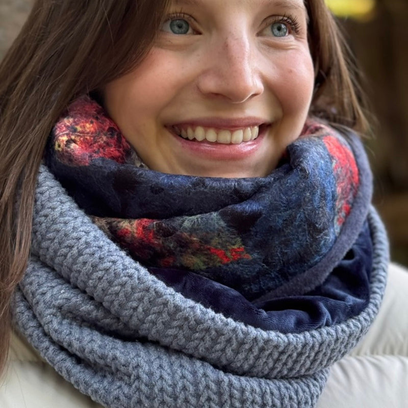 Tube foulard infini patchwork  | BALUCHON