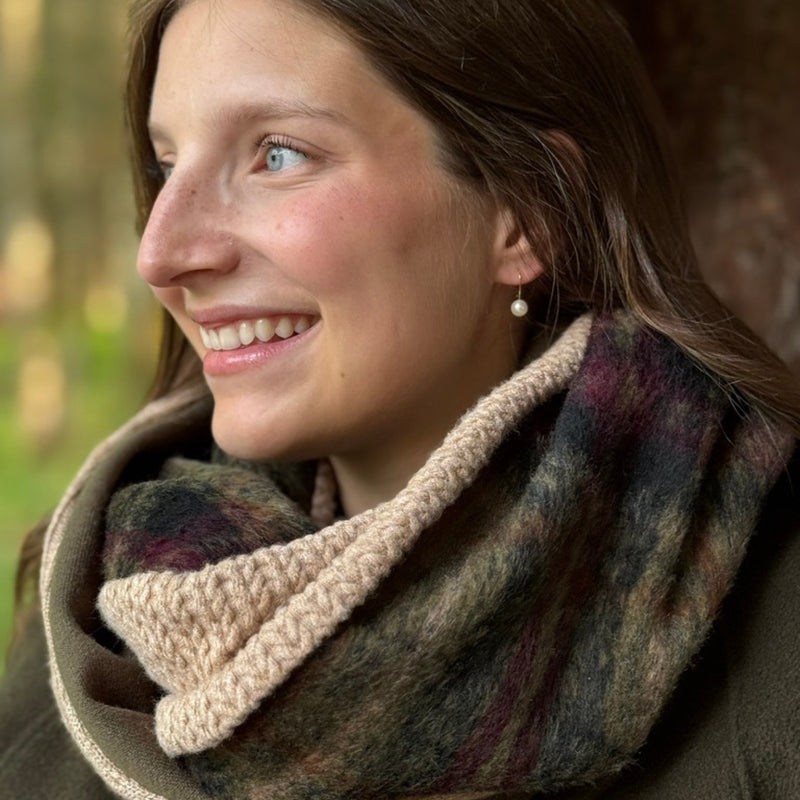 Tube foulard infini patchwork  | BALUCHON