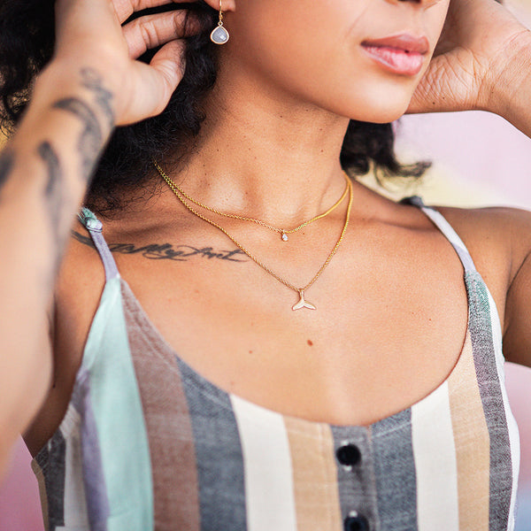 Collier queues de baleine | Lost & faune