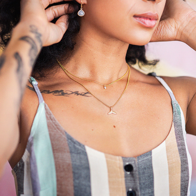 Collier queues de baleine | Lost & faune