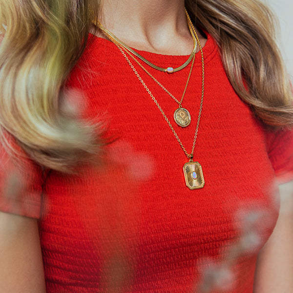 Collier pendentif gratitude | Lost & faune
