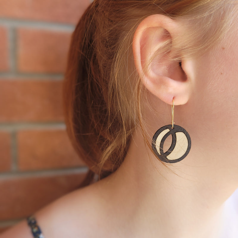 Cycle - boucles d'oreilles| Rebelles des bois