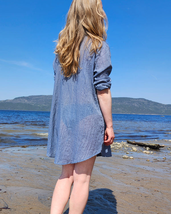 Chemise de plage longue | Soleil Soleil
