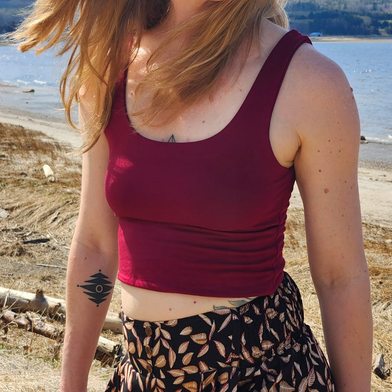 Top cami col rond | Soleil Soleil