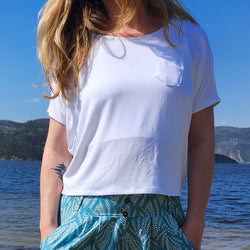 T-shirt poche | Soleil Soleil