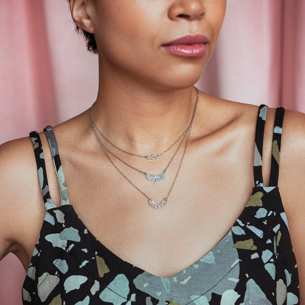Collier pendentif petite montagne | Lost & faune