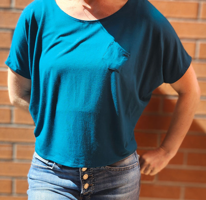 T-shirt poche | Soleil Soleil