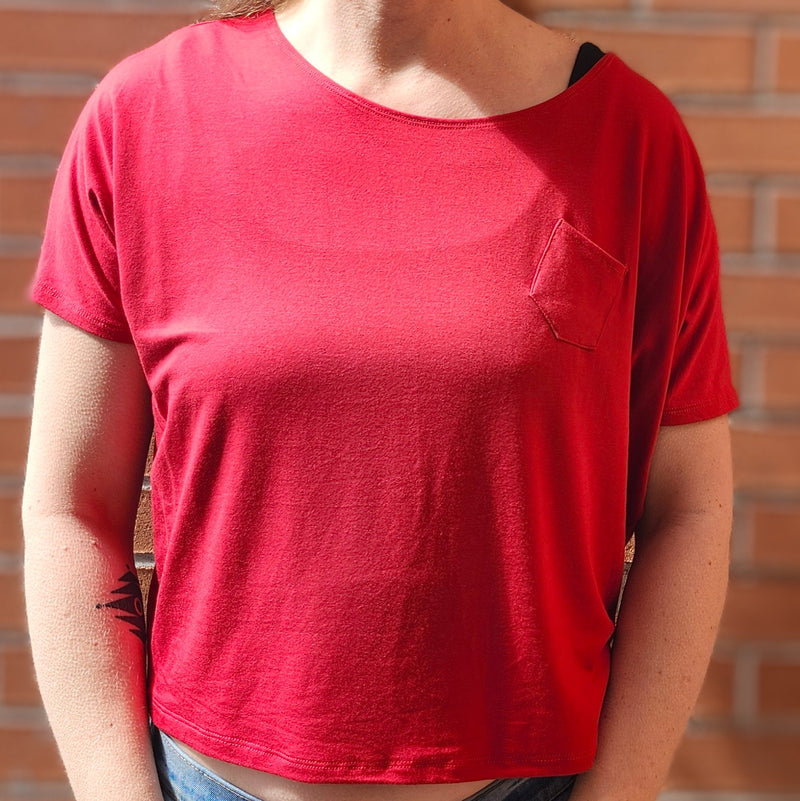 T-shirt poche | Soleil Soleil