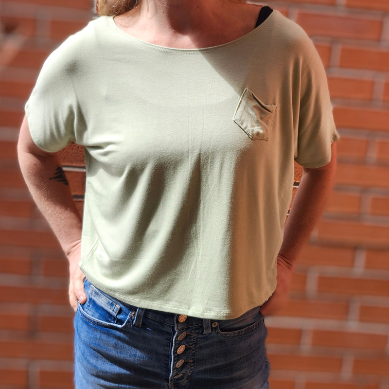 T-shirt poche | Soleil Soleil