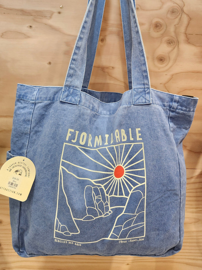 Sac de magasinage | Fjormidable 2 couleurs  | Rebelles des bois design