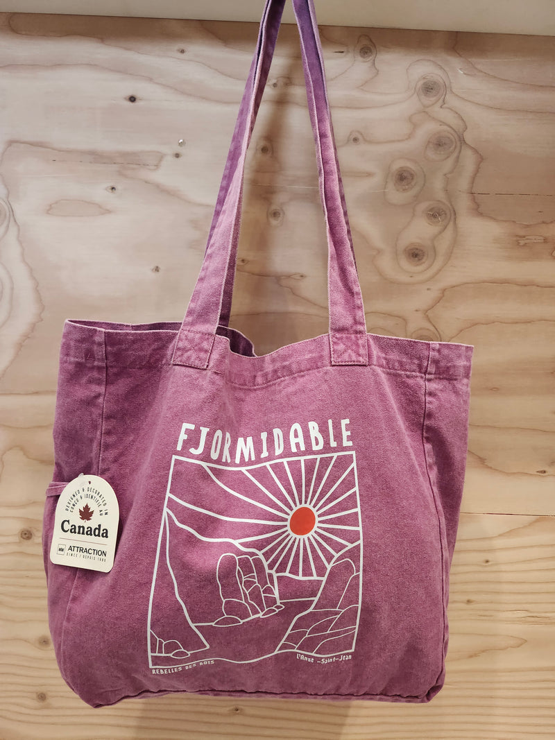 Sac de magasinage | Fjormidable 2 couleurs  | Rebelles des bois design