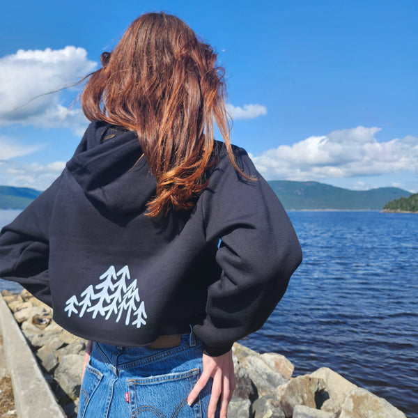 Crop top ouaté | Rebelles des bois design