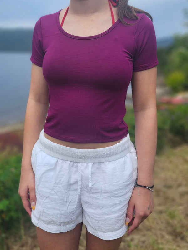 T-shirt crop | Soleil Soleil