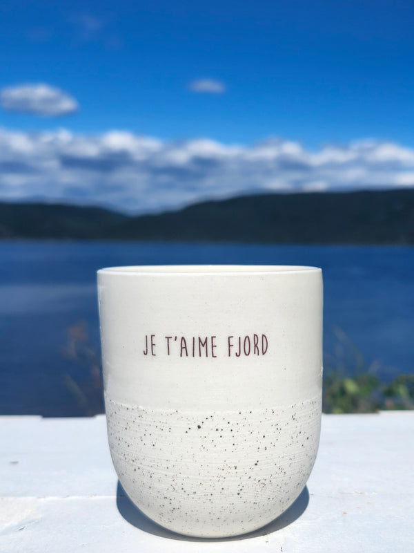 Gobelet | Je t'aime fjord | Parceline céramique