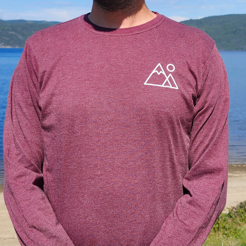 T-shirt manches longues | montagne | Lago
