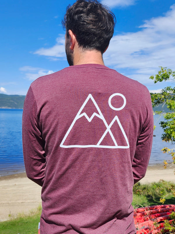 T-shirt manches longues | montagne | Lago