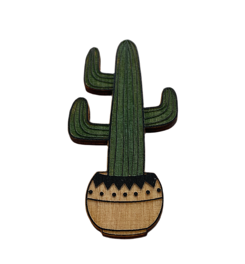 Aimant cactus | Rebelles des bois design