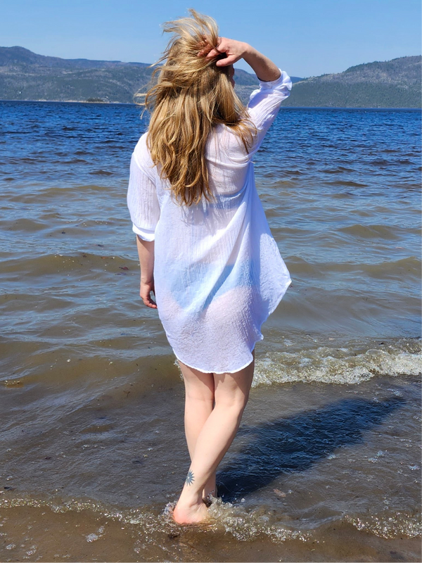 Chemise de plage longue | Soleil Soleil