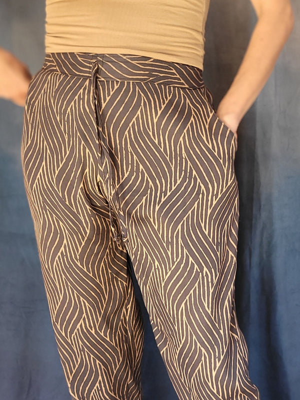 Pantalon Bazar Soft print | Soleil Soleil