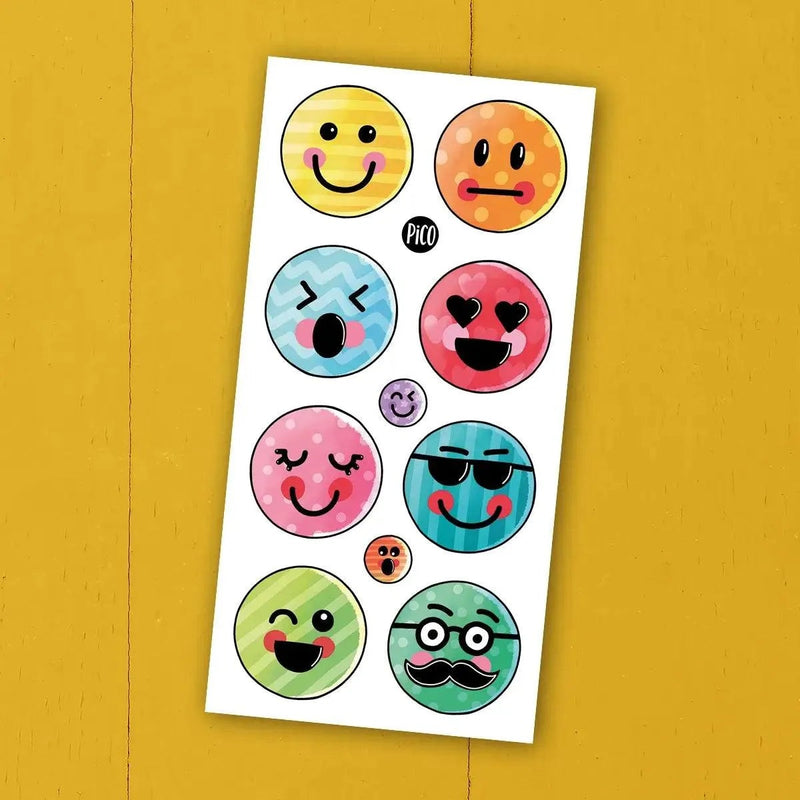 Tatouage temporaire | Les émojis émotionnels | Pico tatoo
