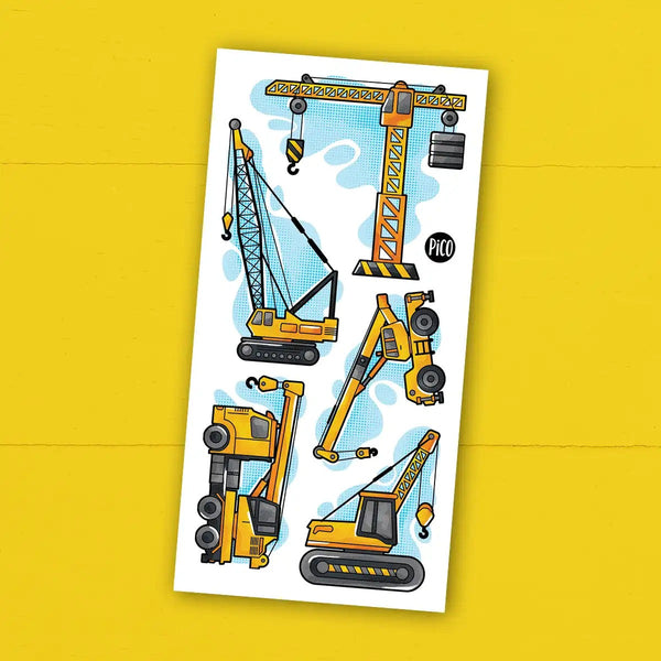Tatouage temporaire | Les grues de chantier | Pico tatoo