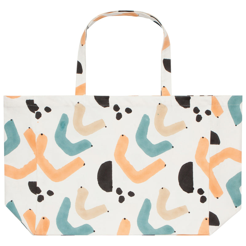 Grand fourre tout | Echo block print | Danica