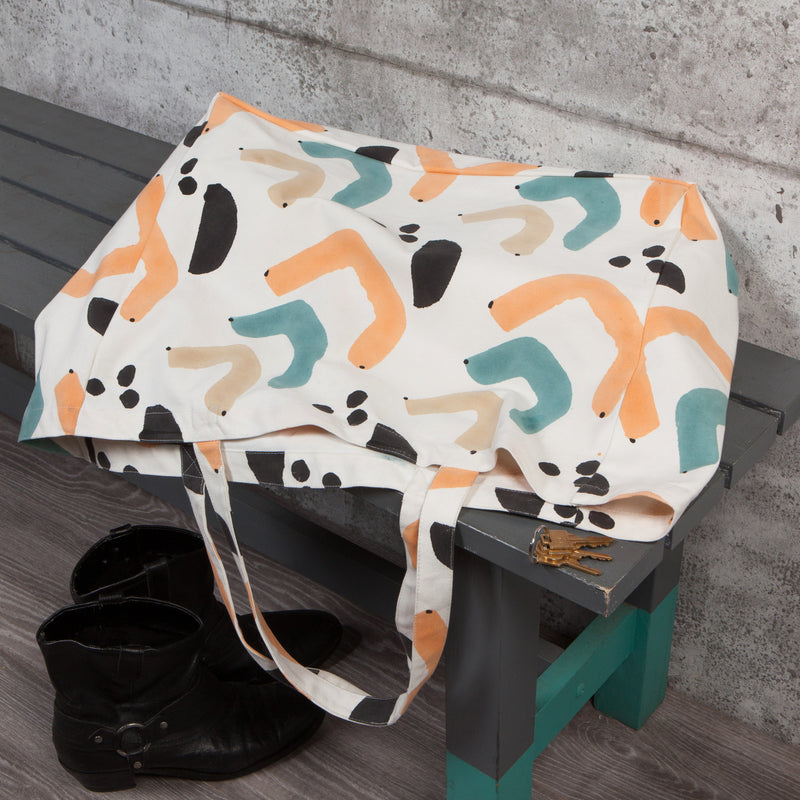 Grand fourre tout | Echo block print | Danica