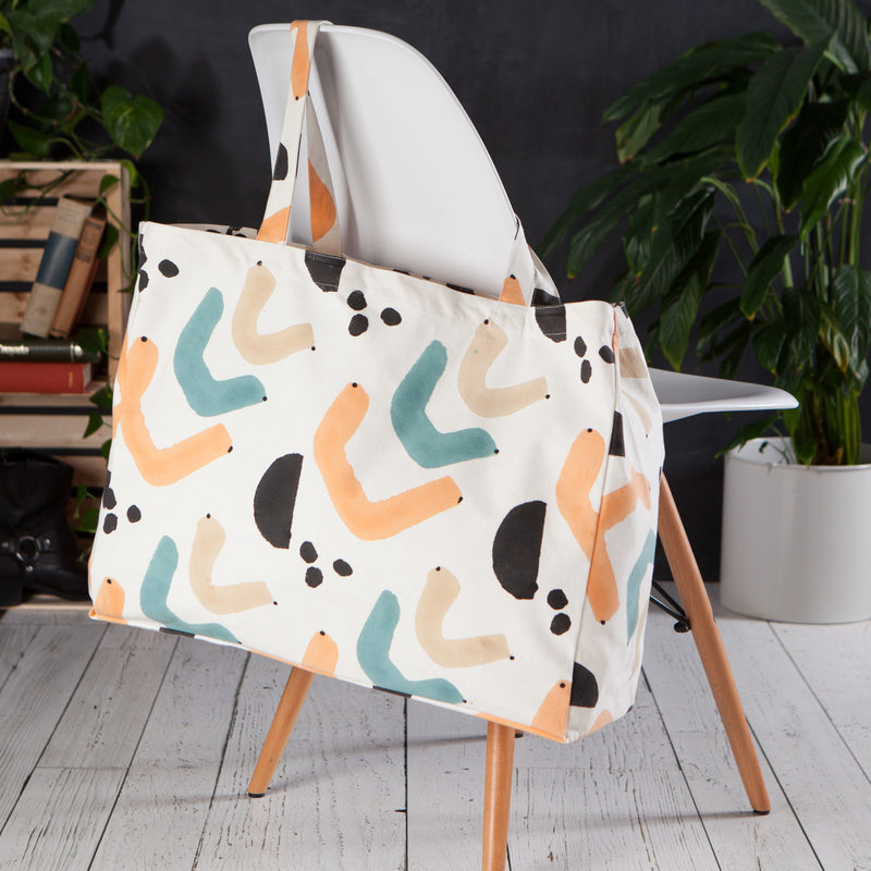 Grand fourre tout | Echo block print | Danica