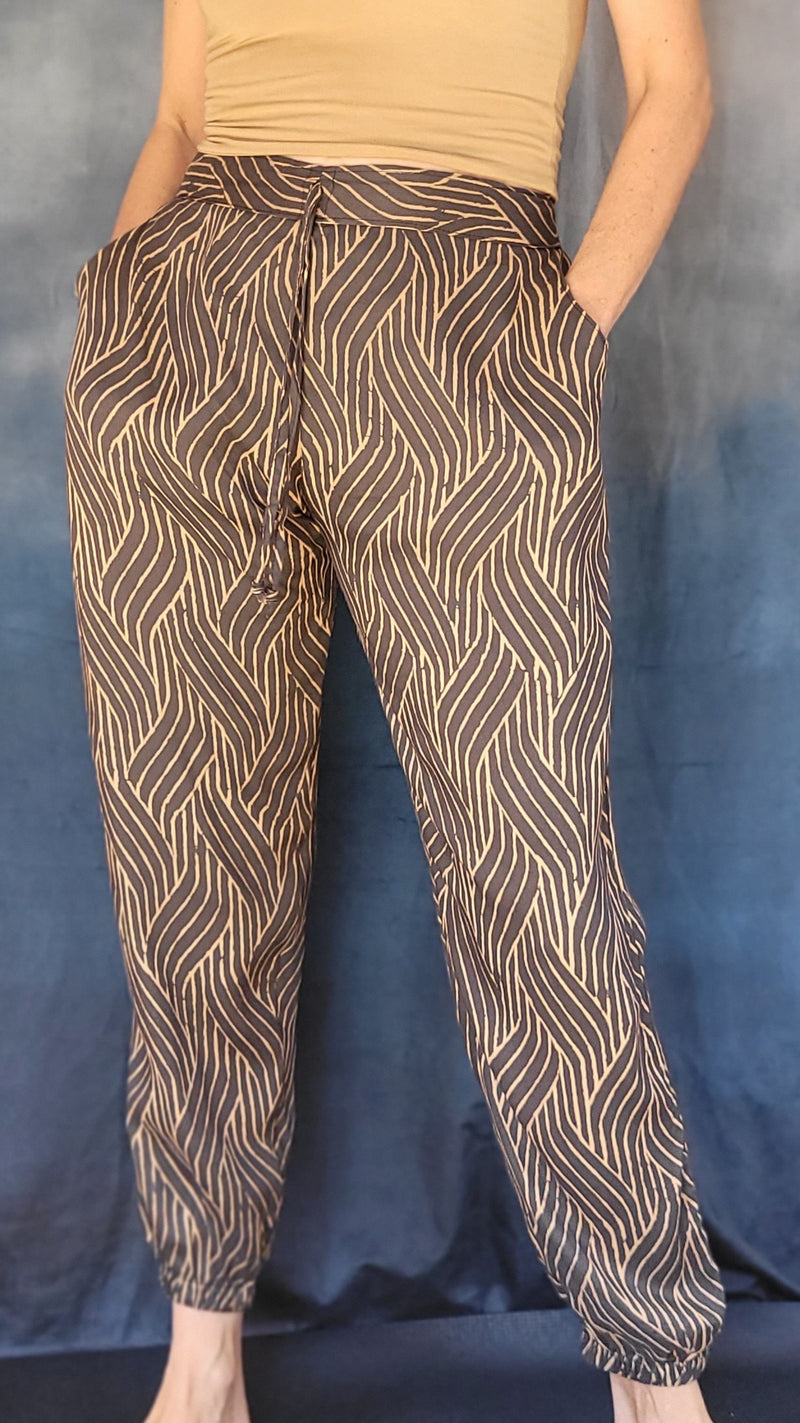 Pantalon Bazar Soft print | Soleil Soleil