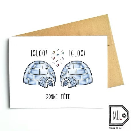 Carte de souhait | Igloo Igloo | Made in Happy