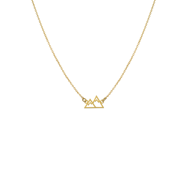 Collier pendentif petite montagne | Lost & faune