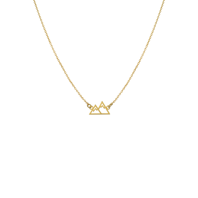 Collier pendentif petite montagne | Lost & faune
