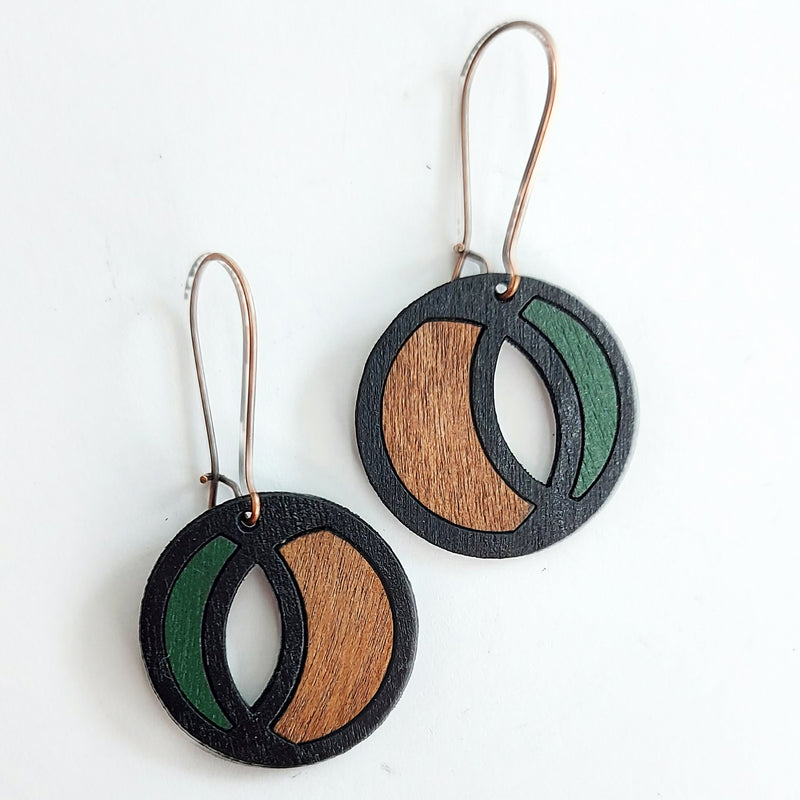 Cycle - boucles d'oreilles| Rebelles des bois