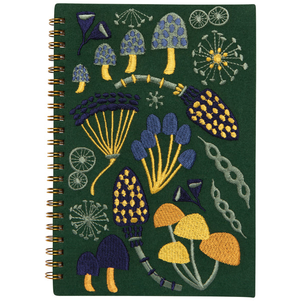 Carnet brodé à anneaux | Wildgrove | Danica