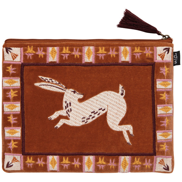 Pochette plate brodée | Danica
