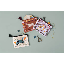 Pochette plate brodée | Danica