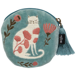 Porte-monnaie brodée | Catbloom | Danica