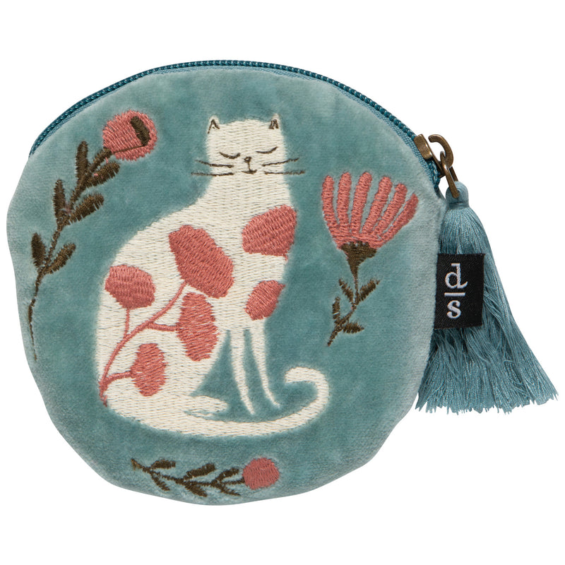 Porte-monnaie brodée | Catbloom | Danica