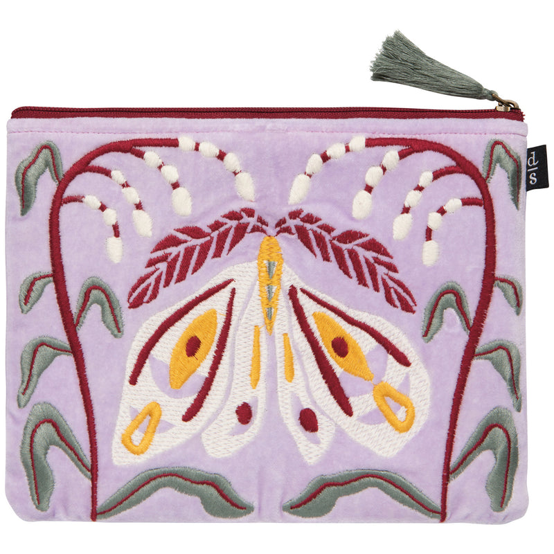 Pochette plate brodée | Danica