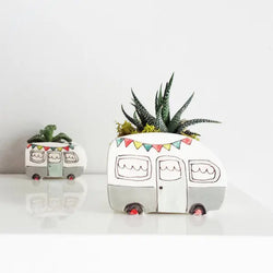 Petit vase caravan vintage pour plantes | Julie Richard céramiste