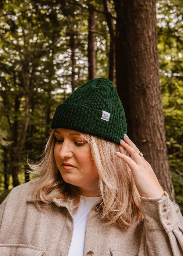 Tuque Beanie super puff - Vert forêt | Mimi & August