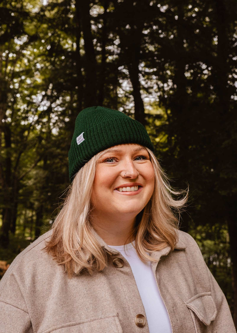 Tuque Beanie super puff - Vert forêt | Mimi & August