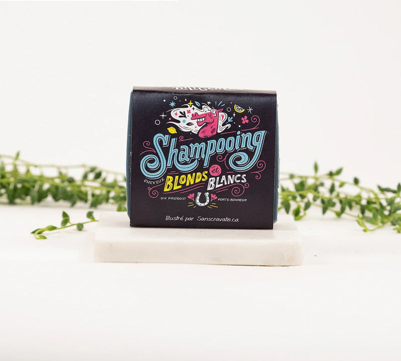 Barre shampoing | Cheveux blonds et blancs | Savonnerie diligences