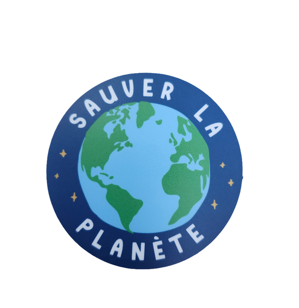 Autocollant Sauver la planète