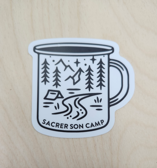 Autocollant Sacrer son camp
