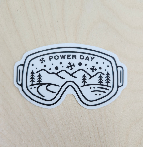 Autocollant Powder day