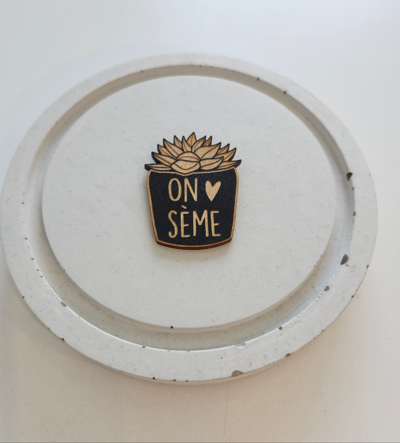 Aimant On sème | Rebelles des bois design